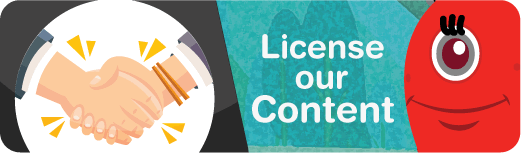 Lots and lots of free teaching and learning resources in our Resources Area. Great for the classroom or to use at home. To inquire about licensing our content, contact us here.